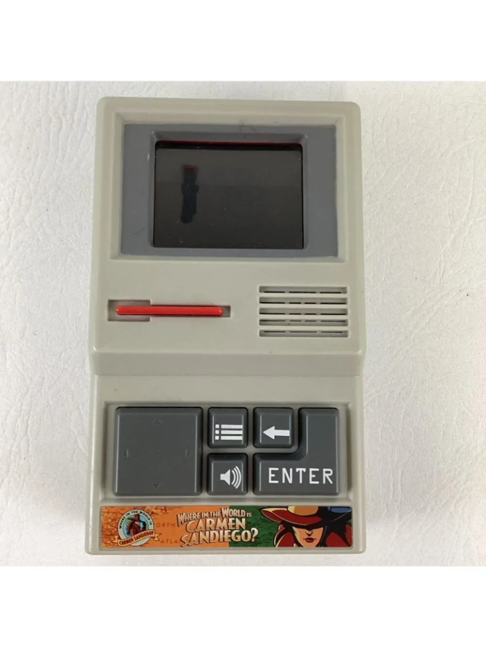 Where In The World Is Carmen Sandiego Handheld Electronic Game Retro Arcade Toy